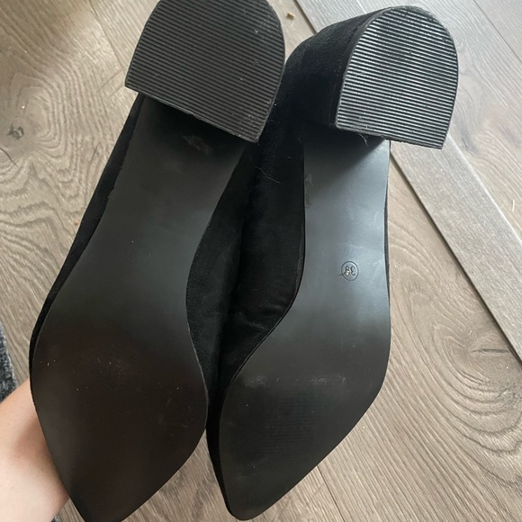 Black Block Heel Shoes - Picture 2 of 2